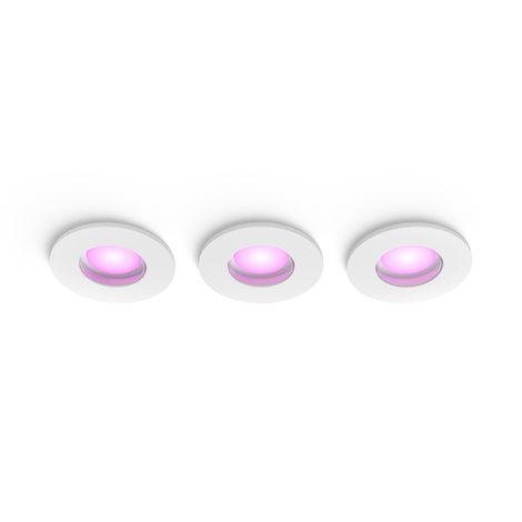 Hue Xamento recessed podhledové LED svítidlo 3x4,2W, 2000-6500K, IP44, bílá (3ks) 1
