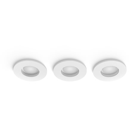 Hue Xamento recessed podhledové LED svítidlo 3x4,2W, 2000-6500K, IP44, bílá (3ks) 2