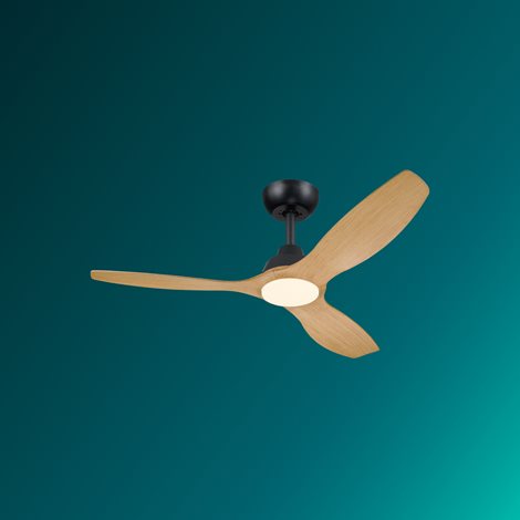 Olas Fan ceiling Stropní svítidlo Olas Fan (ventilátor) + 24 W(světlo) 3000/4300/6500K 3