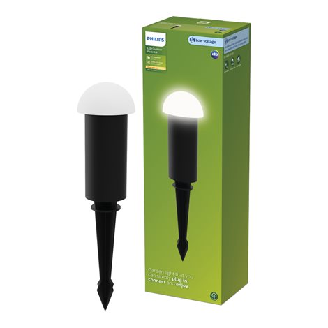 GardenLink Edwina venkovní stojací LED lampa LED 1,5W, 2700K, 24V, černá 1
