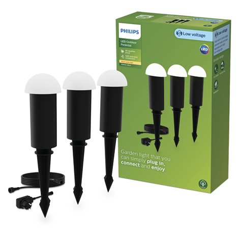 GardenLink Edwina venkovní stojací LED lampa LED 4,5 W, 2700K, 24V, černá 1