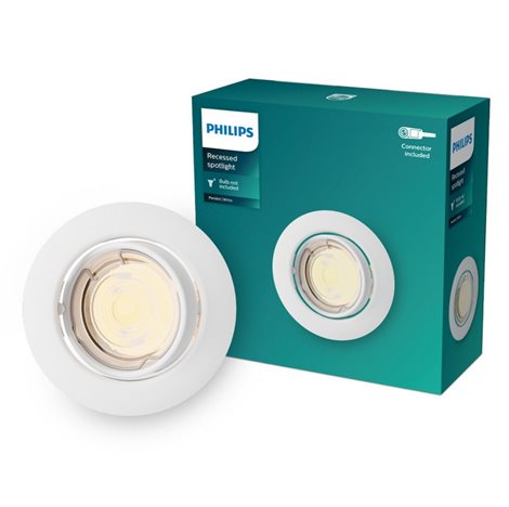 Peridot Rec Kit Rd zapuštěné svítidlo kulaté 7W, AC 220-240, IP20, bílá 2