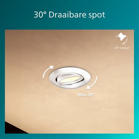 Peridot Rec Kit Rd zapuštěné svítidlo kulaté 7W, AC 220-240, IP20, bílá 5