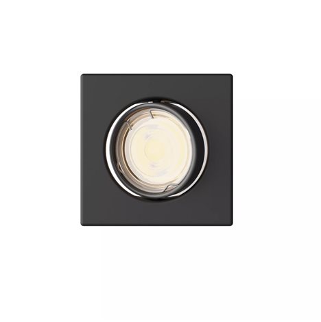Peridot Rec Kit Sq zapuštěné svítidlo hranaté 7W, AC 220-240, IP20, černá 1