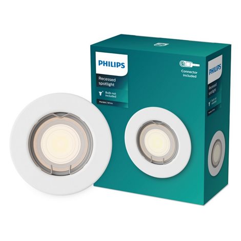 Peridot Rec Kit Rd zapuštěné svítidlo kulaté 7W, AC 220-240, IP20, bílá 2