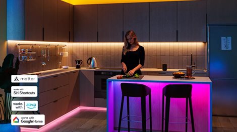 Philips LED bodové svítidlo GU10, sada s RGB žárovkou, bílá, 1 ks 8