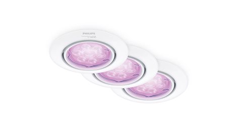 Philips LED bodové svítidlo GU10, sada s RGB žárovkou, bílá, 3 režimy 2