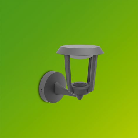 Nuvy nástěnná lampa 4,3W 27K antracit 3