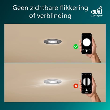 Zapuštěné bodové svítidlo Cilantro Step 5W, 90lm/W, 2700K, černá 7