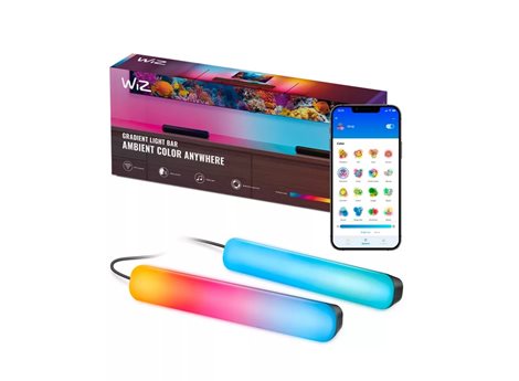 WiZ Bar LED pásek stmívatelný, 2700-5500K, 30cm, nastavitelná barava světla, černá 2