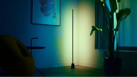 WiZ Floor LED stojací lampa, 2700-5500K, 1,4m, nastavitelná barva světla, černá 7