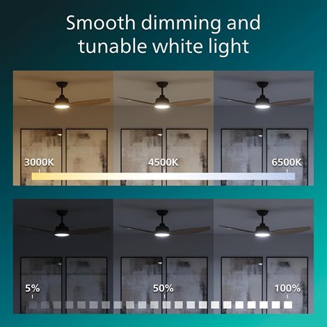 Olas stropní ventilátor a svítidlo 35W+24W černá a dřevo 8