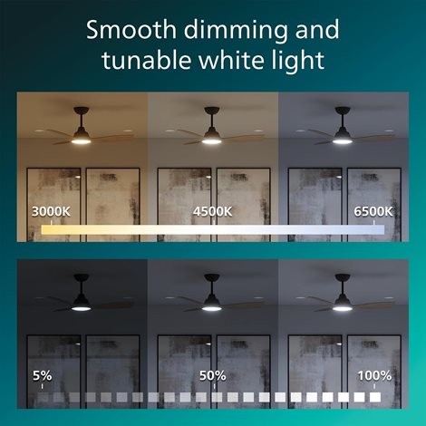 Olas stropní ventilátor a svítidlo 30W+24W černá a dřevo 8