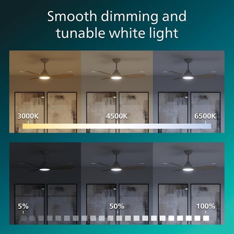 Olas stropní ventilátor a svítidlo 30W+24W bílá a dřevo 8