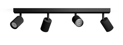 Wyatt LED bodové svítidlo 4x5W, AC 220–240, černá 2