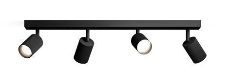 Wyatt LED bodové svítidlo 4x5W, AC 220–240, černá 1