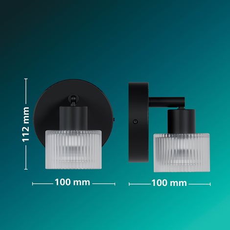 Horen LED bodové svítidlo 5W, AC 220–240, černá 11