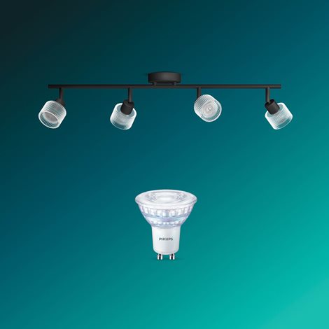 Horen LED bodové svítidlo 4×5W, AC 220–240, černá 5