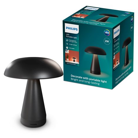 Mycena LED svítidlo DSK215 2W 30-65K USB, černá 1
