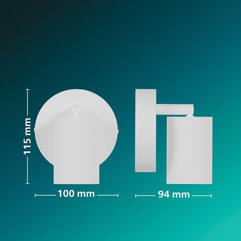Wyatt LED bodové svítidlo 5W, AC 220–240, bílá 10