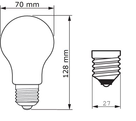 CorePro LEDBulb ND 17-150W E27 A67 827 CL G LED Žárovka 17W 2452lm 6