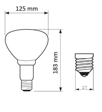Infražárovka IR 375CH R125 2