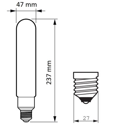 MASTER LED SON-T UE M 6Klm 28.5W 740 E27 LED výbojka 28,5W 6000​lm 2