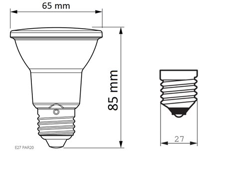 MASTER LEDspot Value D 6-50W 930 PAR20 25D LED žárovka 6,0W, 230V, 515​lm 2