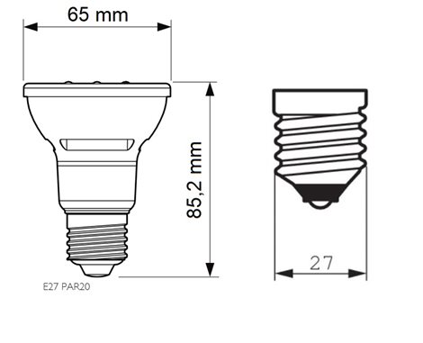 LED žárovka MASTER LEDspot D 5.5-50W 3000K PAR20 25D 1