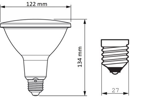 MASTER LEDspot Value D 13-100W 927 PAR38 25D LED Žárovka 13W 1000lm 2