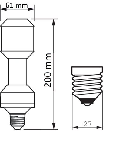 MASTER LED SON-T IF 6Klm 34W 740 E27* Zdroj 34​W 6000​lm 2
