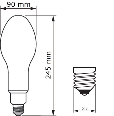 LED žárovka TForce Core LED HPL 26W E27 840 FR 4000lm 3