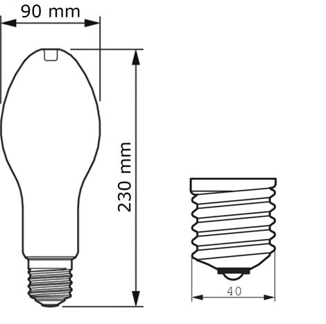TForce Core LED HPL 36W E40 830 FR Světelný zdroj 36W 5500lm 6