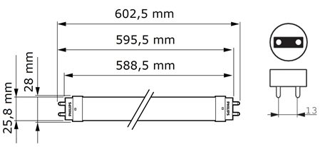 MASTER LEDtube Value 600mm HO 8W 840 T8 LED Trubice 8W 1050lm 5