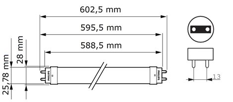MASTER LEDtube 600mm HO  865 T8  LED Trubice 8W 1050lm 5