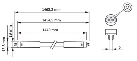 MASTER LEDtube 1449mm HE 20W 865 T5 EU LED Trubice 20W 3000lm 5