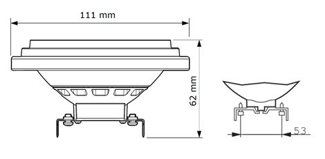 MASTER LED ExpertColor 20-100W 930 AR111 45D LED žárovka 20W 1600lm 2