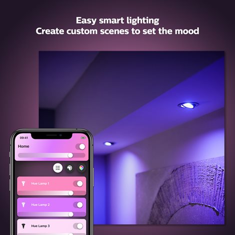 Hue WACA Centura podhledové LED svítidlo GU10 5,7W 350lm 2000-6500K RGB IP20 hranaté, hliník 14