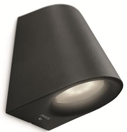 17287/30/16 Virga venkovní nástěnné LED svítidlo 1x3W 270lm 2700K IP44, černé