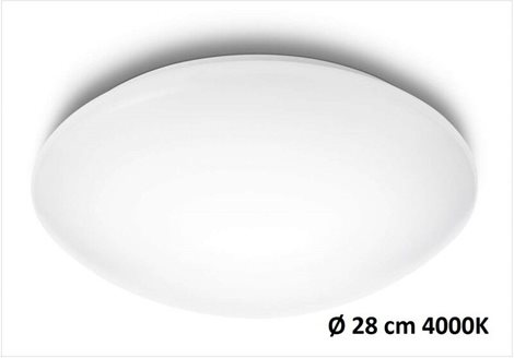 31801/31/16 Suede přisazené LED svítidlo 1x12W 1100lm 4000K IP20 28cm, bílé 9