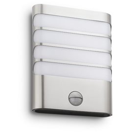17274/47/16 Raccoon IR venkovní nástěnné LED svítidlo se senzorem 1x3W 270lm 2700K IP44, nerezové