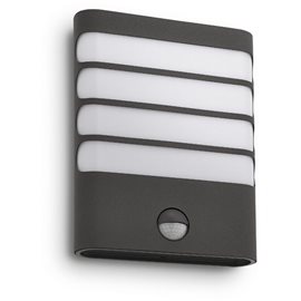 17274/93/16 Raccoon IR venkovní nástěnné LED svítidlo se senzorem 1x3W 270lm 2700K IP44, antracitové