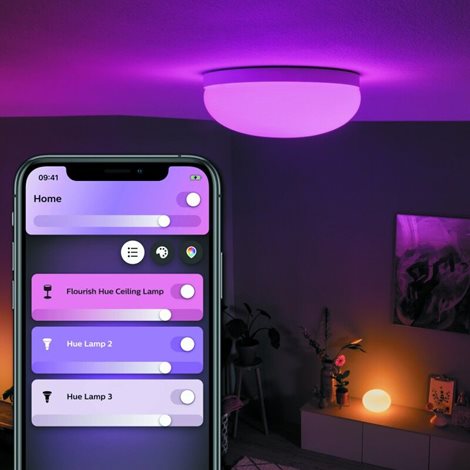 Hue WACA Flourish stropní LED svítidlo 1x32,5W 2250lm 2000-6500K RGB IP20 35,9cm bílá 37