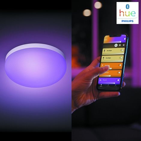 Hue WACA Flourish stropní LED svítidlo 1x32,5W 2250lm 2000-6500K RGB IP20 35,9cm bílá 20