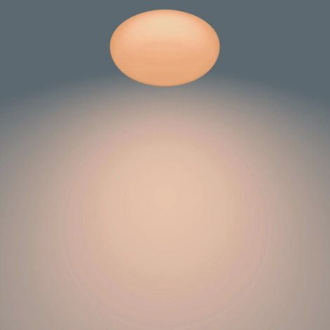 Toba přisazené LED svítidlo 1x23W 2800lm 2700-6500K IP20 37cm, bílé + ovladač 8