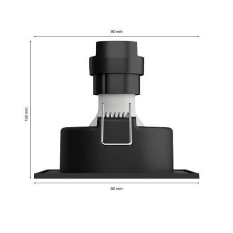 Hue WACA Centura podhledové LED svítidlo GU10 1x5,7W 350lm 2000-6500K RGB IP20 hranaté bílé 4