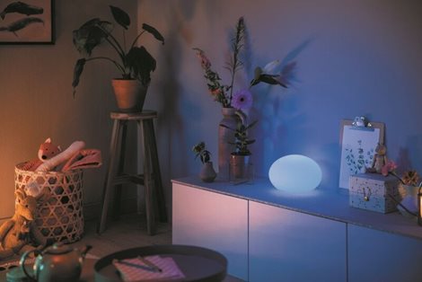 Hue WACA Flourish stolní LED lampa 1x9,5W 806lm 2000-6500K RGB IP20 bílá 15