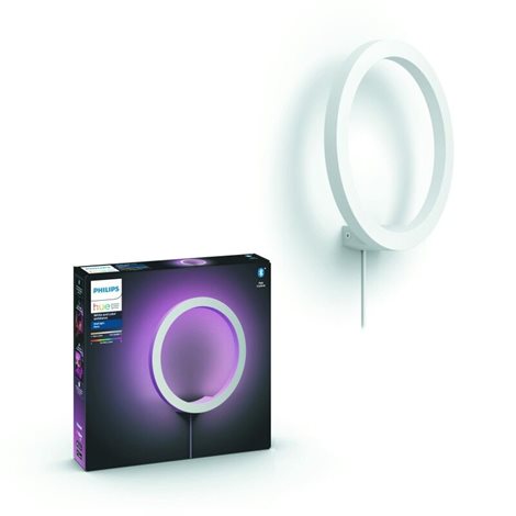 Hue WACA Sana nástěnné LED svítidlo 1x20W 1400lm 2000-6500K RGB IP20 25,5cm bílá 17
