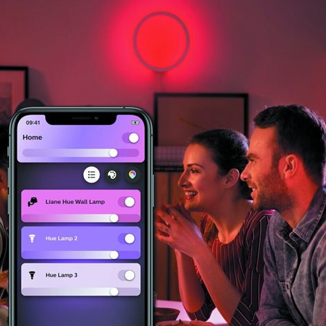 Hue WACA Sana nástěnné LED svítidlo 1x20W 1400lm 2000-6500K RGB IP20 25,5cm bílá 14