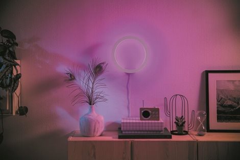 Hue WACA Sana nástěnné LED svítidlo 1x20W 1400lm 2000-6500K RGB IP20 25,5cm bílá 16